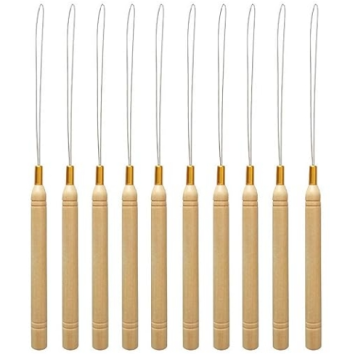Lazo Enhebrador Para Microrrings De Extensiones De Cabello