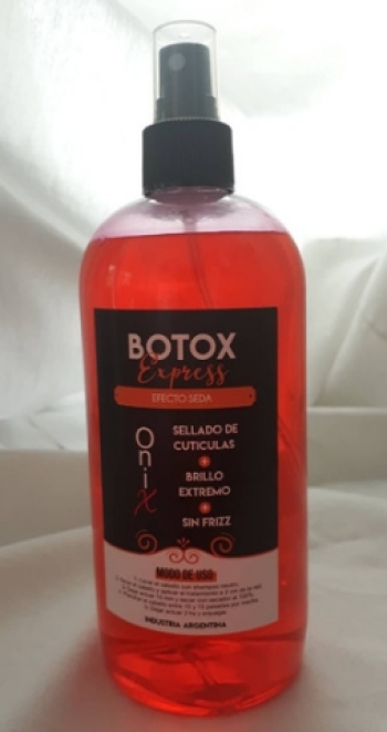 onix deluxe botox express efecto seda sin frizz sellado brillo extremo  ref 0011p