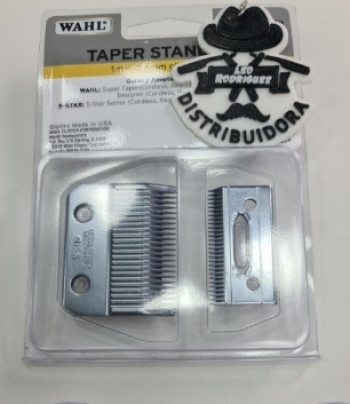 SET DE CUCHILLA CONCAVA SILVER PARA CORTADORA PROFESIONAL MARCA WAHL MODELO SUPER TAPER Y OTRAS