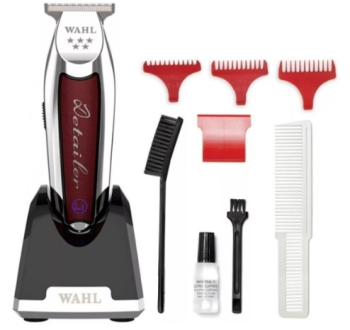 Recortadora Wahl Professional 5 Star Cordless Detailer Li plata y roja 220V