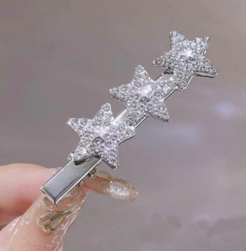 PINZA PEINE INVISIBLE ESTRELLA DIAMANTES FANTASIA
