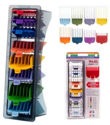 Pack peines de colores  alzas guias Plástico Wahl