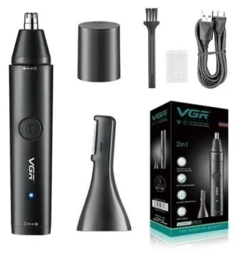 Maquina Cortadora Pelo Nasal Trimmer Vello Nariz Oídos Negro