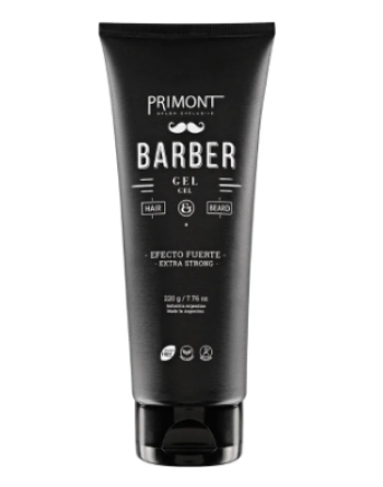 Primont Barber Gel Capilar Vegano Fijación Fuerte Pelo