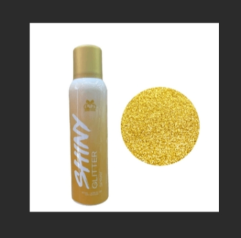 Spray de brillos dorados Aerosol Shiny glitter Gold
