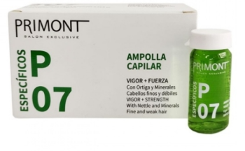 Primont P07 Ampollas Anti Caída Severa Cabello Débil 10ml