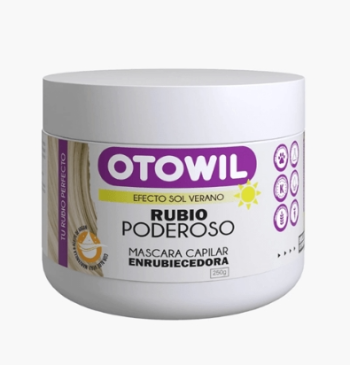 Máscara Capilar Enrubiecedora Otowil Rubio Poderoso 250gr