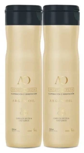 Shampoo Argan Ossono X250ml Hidratación E Iluminación