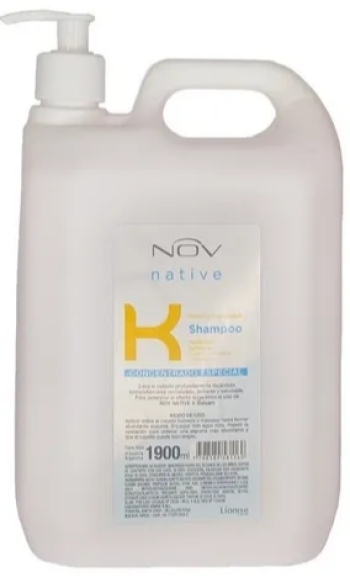shampoo keratina hidrolizada Nov Uso Profesional 2 L
