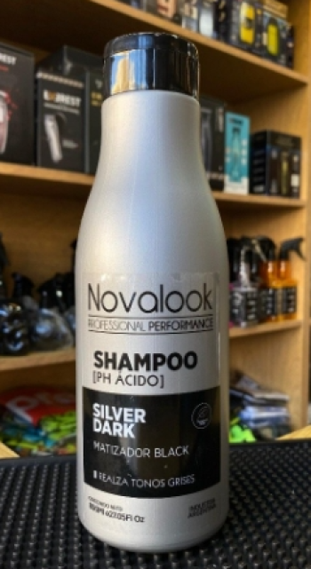 shampoo black 800ml novalook