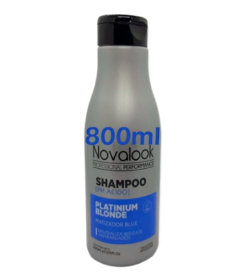 shampoo blue 800ml novalook