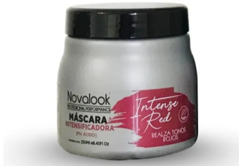 mascara matizadora rojo red novalook 250ml