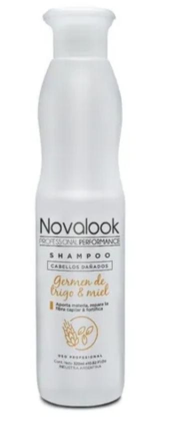 shampoo germen y trigo 320 ml novalook