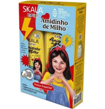 SKALA KIT SHAMPOO + ACONDICIONADOR AMIDINHO DE MILHO X 325ML C/U