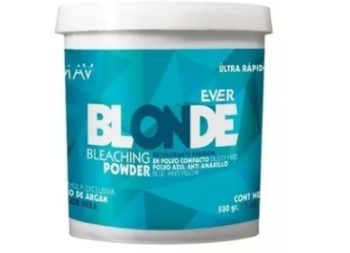 Polvo Decolorante Mav Azul Ever Blonde Argan Aloe Vera 500gr