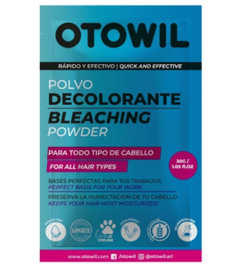 Otowil Polvo Decolorante Todo Tipo De Cabello Sobre 30g