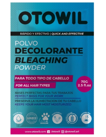 Otowil Polvo Decolorante Todo Tipo De Cabello Sobre 70g
