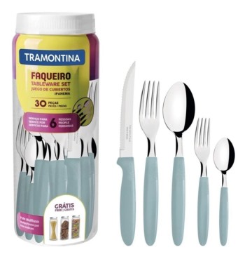 CUBIERTOS TRAMONTINA x30
