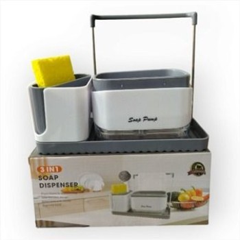 DISPENSER DE JABON 3 EN 1