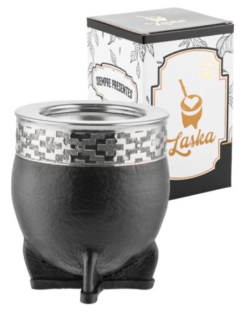 MATE IMPERIAL CUERO Y ACERO INOX.