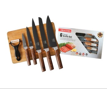 SET DE CUCHILLOS 6 PCS