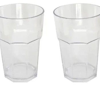 SET X4 VASO PRISMA 450CC CRISTAL