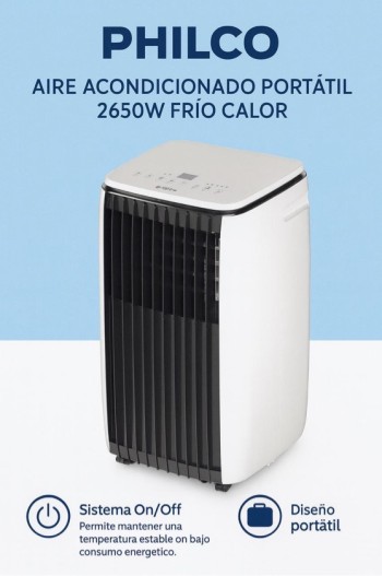 A/C PORTÁTIL 2650 W PHILCO F/C