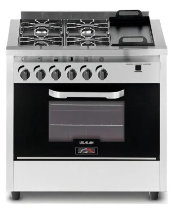 COCINA INDUSTRIAL USMAN 4H+1 PLANCHA COMPACT