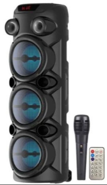 PARLANTE TORRE DINAX CON LUCES LED