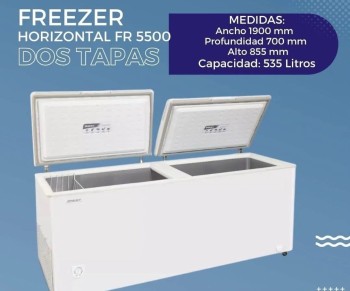 FREEZER BRIKET FR5500 535 LTS DOBLE TAPA