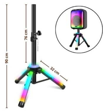 TRIPODE PARA PARLANTE RGB 90CM