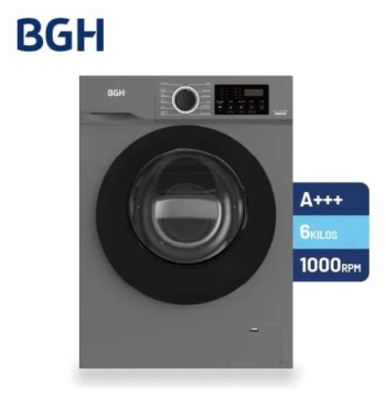 LAVARROPAS AUTOMATICO BGH 6 KG