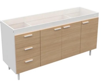 BAJO MESADA 2 PUERTAS 1,40