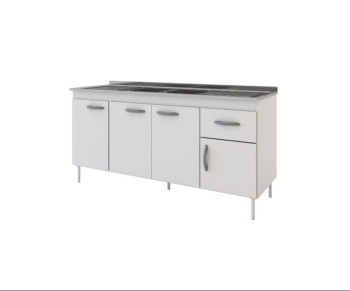 BAJO MESADA 4 PUERTAS 1,60
