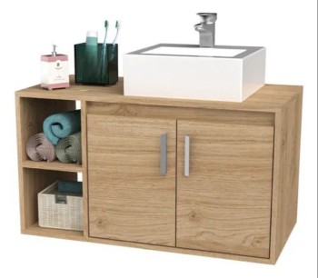 VANITORY COLGANTE 2 PUERTAS + BACHA