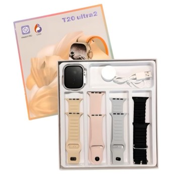 RELOJ T20 SMARTWACTH CON 4 MALLAS