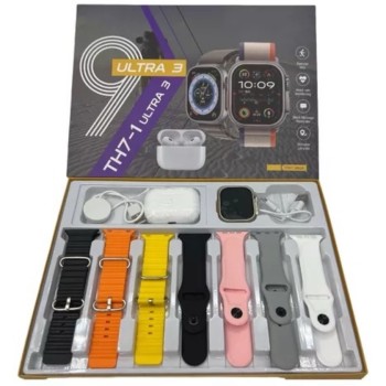 RELOJ TACTIL CON 7 MALLAS + AURICULARES BT