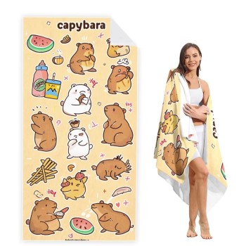 TOALLA DE BAÑO CAPIBARA