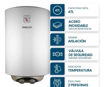 TERMOTANQUE PHILCO 47LTS