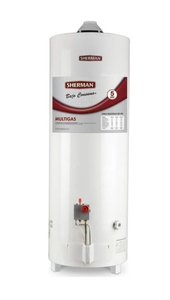 TERMOTANQUE SHERMAN A GAS 120L