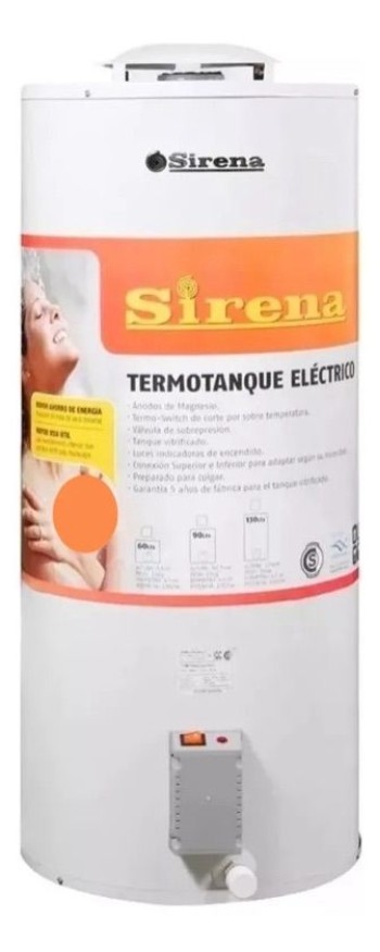 TERMOTANQUE SIRENA 90LTS