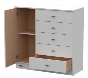 COMODA MOSCONI PACK 5P CAJONES 1 PUERTA
