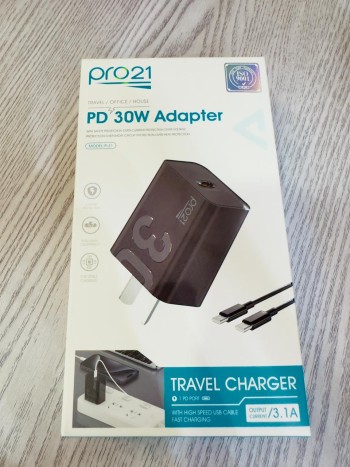 Cargador PRO21 PD 30W 3.1A Tipo C