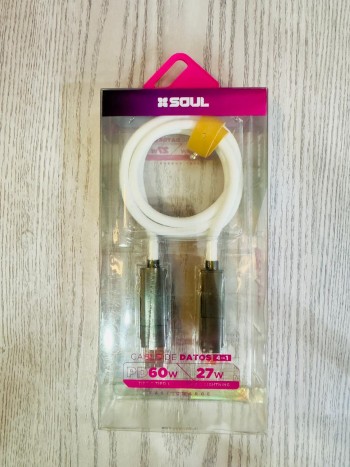 Cable USB Soul 4 en 1 PD 60W/27W