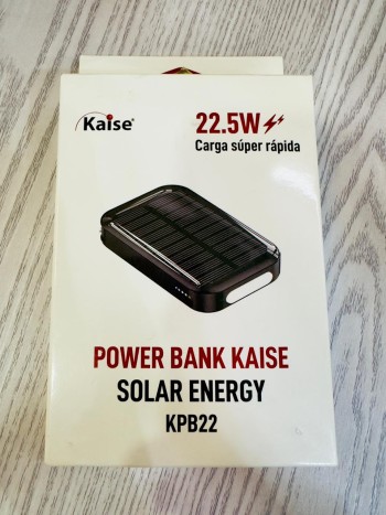 Power Bank Solar Kaise KPB22 5000 mAh 22.5W
