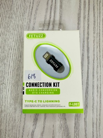 Adaptador Tipo C a Lightning Audio/Datos/Carga