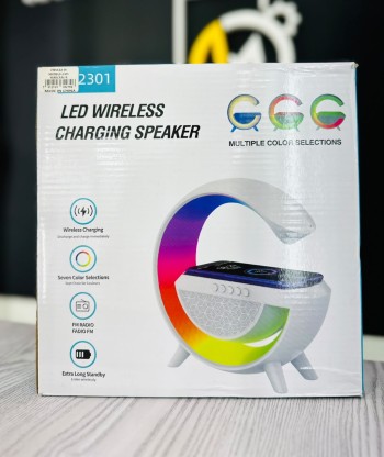 Parlante LED RGB con Carga Inalámbrica