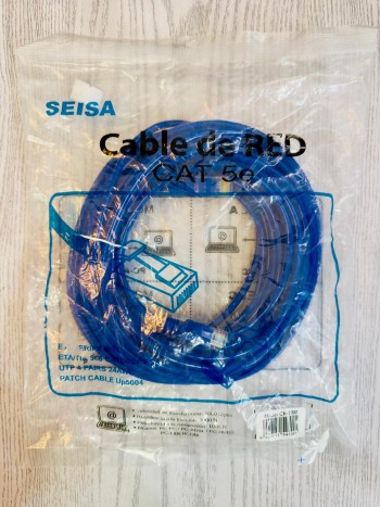 Cable de Red UTP Cat 5e 10 metros