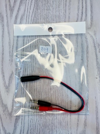 Adaptador Auricular y Micrófono Auxiliar Hembra