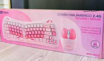 Combo Inalámbrico 2.4G Teclado + Mouse Noga